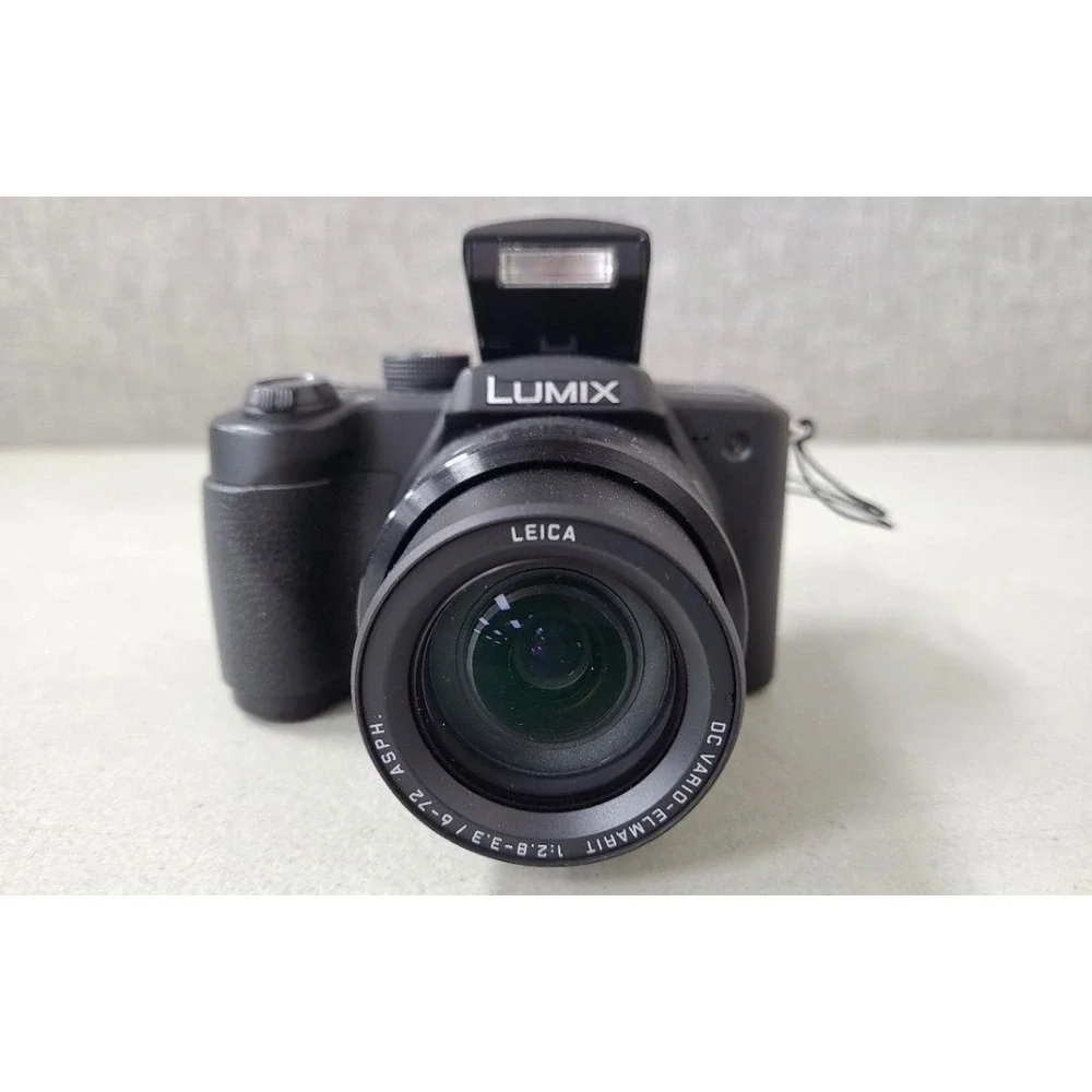 Panasonic Lumix DMC-FZ5 Digital Camera Black 12x Leica Zoom Bundle Annex Bag